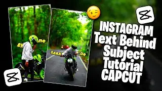 Text😎behind🤑subject 📌tutorial in capcut🔥 |