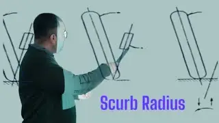 Scurb Radius || Positive Scurb Radius || Negative Scurb Radius #iti #automobile #viralvideo #foryou