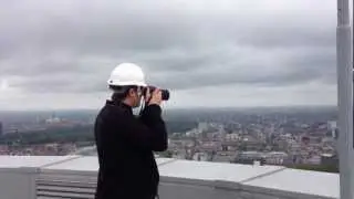View from the top of the BT Tower in London