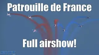Patrouille de France - French Air Force Jet Display Team Full Airshow - Kaivari 2021