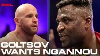 Денис Гольцов хочет Фрэнсиса Нганну! 😱 интервью после боя #pflchampionships