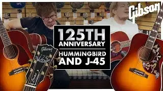 Gibson 125th Anniversary Hummingbird | J-45 (Autumn Burst)