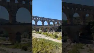 Pont du Gard #romanempire #romanarchitecture #provence #france #unesco #ancientrome #travelhistory