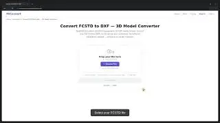 Free Online Tutorial: Convert FCSTD Format to DXF