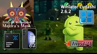 Zelda64 Recompiled (Majora's Mask) - Winlator Ludashi 2.6.2 - Samsung Galaxy S23 FE - Xclipse 920.