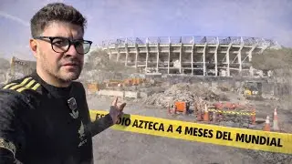 🚨 As&iacute; luce el Estadio Azteca HOY a 4 meses del Mundial 2026