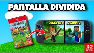 ✅Como JUGAR Minecraft 2 JUGADORES En NINTENDO SWITCH 2  