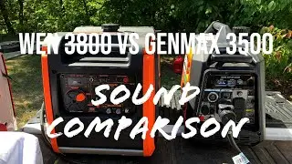 Inverter Generator Showdown - Wen 3800 vs Genmax 3500 Sound Comparison