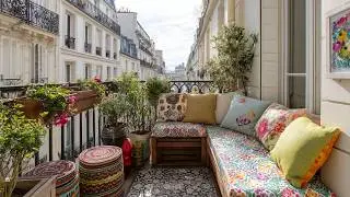 Creating Parisian Apartment Balcony Oasis In Small Spaces