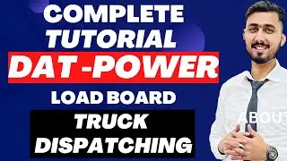 How To Use DAT Power Load Board in Truck Freight Dispatching | Step by Step Complete DAT Guide