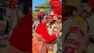 🇮🇳  This moment is precious to every soldier,passing out parade #bsf #passingoutparade #Maa #family