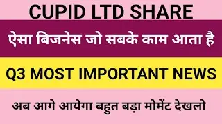 CUPID SHARE LATEST NEWS 🔴 CUPID SHARE 🔴 CUPID LTD SHARE LATEST NEWS 🔴 CUPID LTD 🔴 