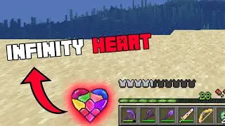 Minecraft But With a Single GIANT INFINITY HEART (Gives Snap Power)!!!