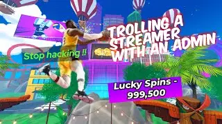 TROLLING a Streamer WITH an ADMIN in Volleyball Legends.. (It was crazy)