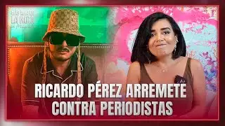 Enojo y señas obscenas: Ricardo Pérez contra medios de comunicación