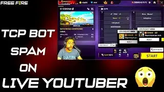 NEW FREE FIRE TCP BOT❌ LIVE SPAM REQUEST😱 #freefire #discordbot