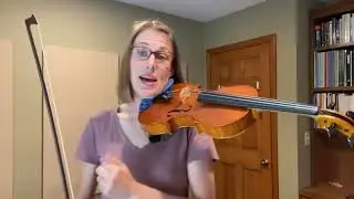 Playing with the Bow on the String Instrument for the First Time