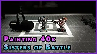 Painting Warhammer 40k with In Real Lore | Sisters of Battle | Live Stream 1