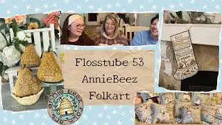 Flosstube #53 Annie Beez Folk Art 2025 Finishes, Framing and plans!