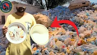Amazing process of recycling millions of  plastic bottles to makes new plastic plates and bowls