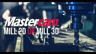CNC Milling Programming with MasterCam Part.41 - 3 Axis Example 4 - Surface Final Finish Toolpath