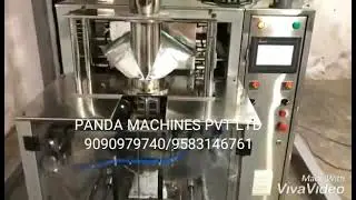 Automatic Poha Packing Machine, 4 Head Weigh Filler Poha Pouch Packaging Machine, Poha Pouch Packing