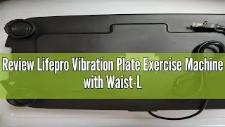 Review Lifepro Vibration Plate Exercise Machine with Waist-Level Handlebar and Magnetic Acupoints -