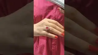 Stunning Ruby & Diamond Ring at Factory Price! 💍✨&rdquo;