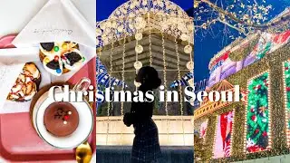 VLOGMAS | tree decorating, christmas cookies, and seoul lights | Black in Korea