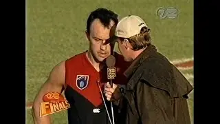 Jamie Shanahan - Post Match Interview - Melbourne - 1998 Semi Final v St Kilda - MCG - AFL