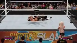 WWE  Summerslam 2016 - The Miz Vs Apollo Crews - Intercontinental Championship - WWE 2K16