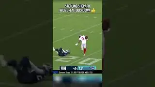 Sterling Shepard Wide Open Touchdown 👍 #shorts #nfl #giants #titans