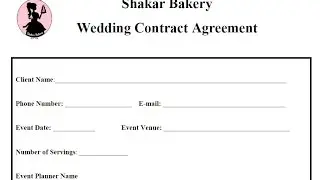 How To Draft A Wedding Cake Contracts: Business Basics
