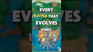 Every Pokemon that Evolves using Evolution Stones #pokemon #pokemongo #megaevolution #fyp