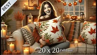 🍂 Woaboy Fall Throw Pillow Covers | Best 20 X 20 Pillow Cover Fall 🧡