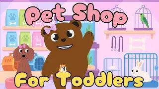 PET SHOP ANIMALS FOR TODDLERS | PRESCHOOL LEARNING | TODDLER VOCABULARY | CURIOUSS CUBS CLUB  