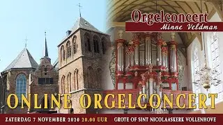 Orgelconcert Minne Veldman Vollenhove 7 november 2020