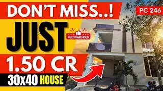🔥DON’T MISS!😱30x40 House @JUST Rs 1.50 CR🔥Independent House for sale in Bangalore ✅Property for sale