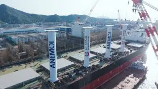 U-Ming Rotor Sail Installation | A First Mover in Deploying Innovative Clean Technologies