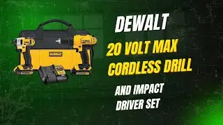 Best Cordless Drill Combo: DEWALT 20V MAX Review 1