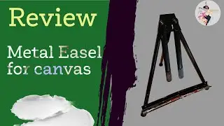 The Best Metal Easel for Canvas Artists ! Affiliate Link Inside!