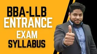 BBA-LLB/BA-LLB Entrance Exam Complete Syllabus|Exam Pattern and Marking Scheme|Rahul Chandrawal