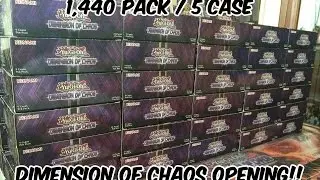 DIMENSION OF CHAOS 1,440 PACK/5 CASE OPENING!!! DARK DESTROYER FOR DAYS!