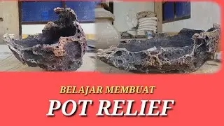belajar membuat pot relief