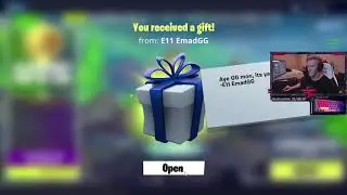 Tfue Reaction When He Gets Gifts ( On Live )