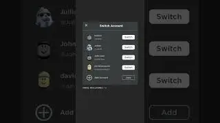 Переключайтесь между альтами #Roblox с помощью нового переключателя аккаунтов, который появится у...