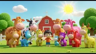 Learn Colors with Farm Animals | Best Nursery Rhymes and Kids Songs Collection