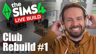 Live Sims 4 Build - Willow Creek Club Rebuild (Part 1)