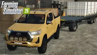 FS25 - 2022 Toyota Hilux 2.8 - NEW CAR MOD for Farming Simulator 2025 ROLEPLAY | FS25 GAMEPLAY