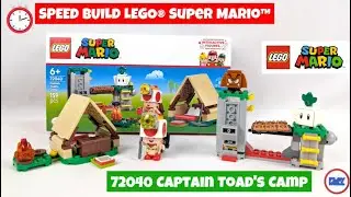 LEGO&reg; Super Mario&trade; Speed Build, Test and Play: 72040 Captain Toad's Camp